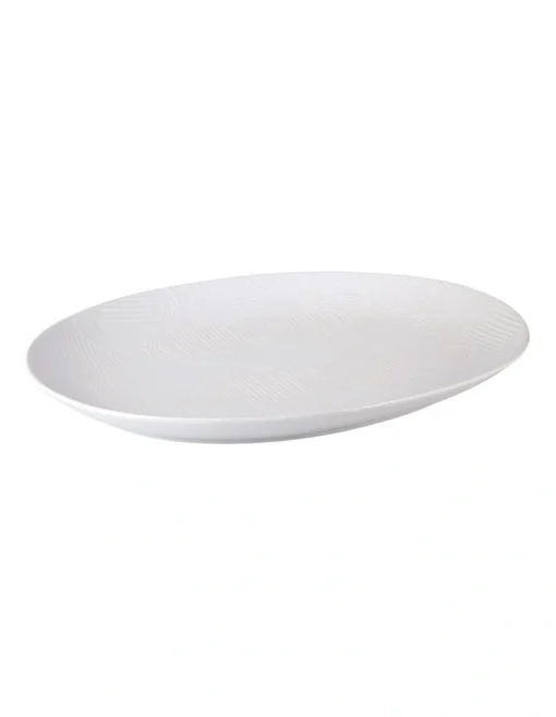 Maxwell & Williams Arc Oval Platter 41x30cm Gift Boxed In White -Homeware Haven Shop