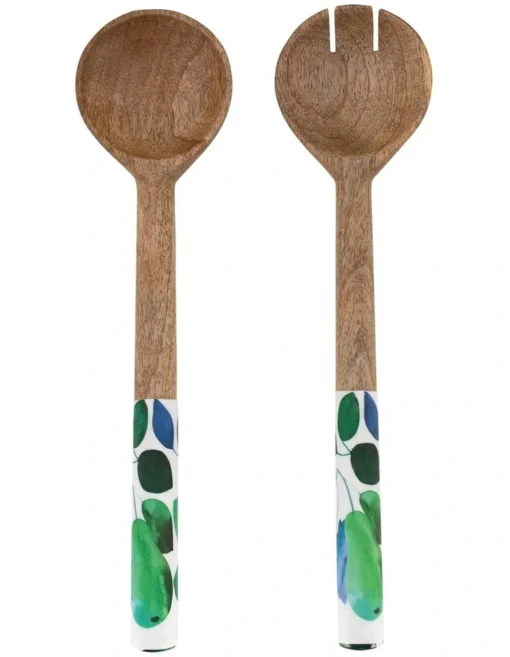 Maxwell & Williams Giverny Salad Server Wood Set -Homeware Haven Shop
