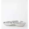 Electra Servingware 2 Divided Bowl In Silver -Homeware Haven Shop 936545140 1 720x928