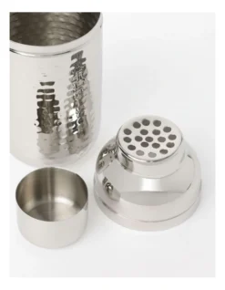 Alpha Hammered Cocktail Shaker In Silver -Homeware Haven Shop 936569530 4 720x928
