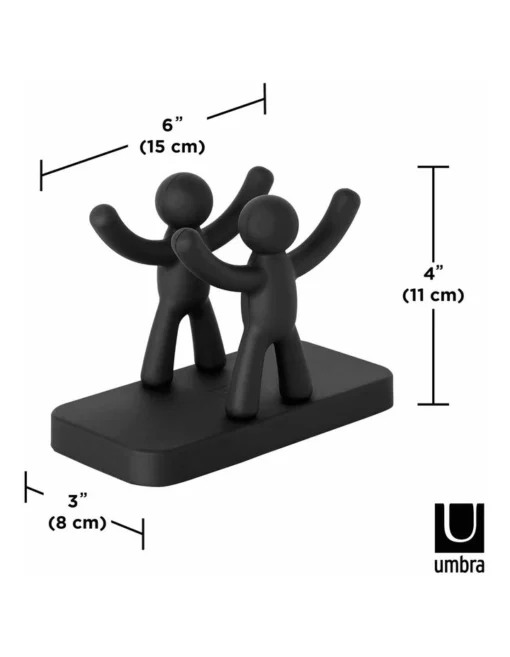 Umbra Buddy Napkin Holder15x8x11cm In Black -Homeware Haven Shop