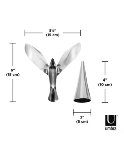 Umbra Tipsy Bottle Opener 13x13x11cm In Chrome -Homeware Haven Shop 938052100 3 720x928
