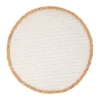 Maxwell & Williams Table Accents Round Placemat 38cm In White/Natural -Homeware Haven Shop 942520690 1 720x928