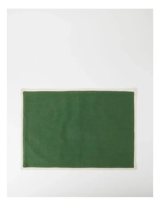 Heritage Lily Of The Valley Placemat 33x48cm In Green -Homeware Haven Shop