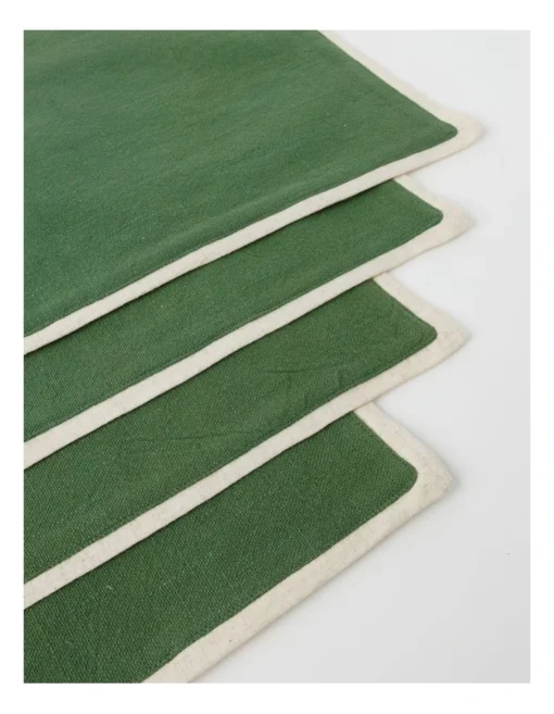 Heritage Lily Of The Valley Placemat 33x48cm In Green -Homeware Haven Shop