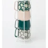 Ambiance Stackable Mug Set Of 4 In White/Green -Homeware Haven Shop 946315990 1 720x928