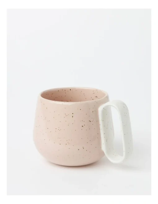 Ambiance Stackable Mug Set Of 4 In White/Green -Homeware Haven Shop