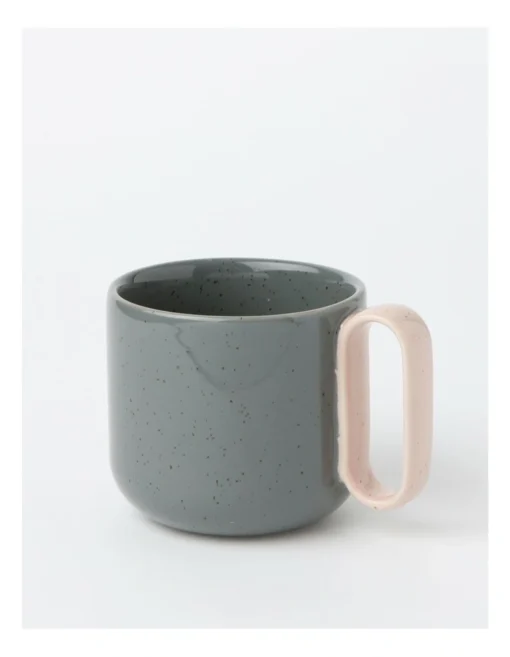 Tea Party Mug Set Of 2 480ml Stoneware In Multi -Homeware Haven Shop