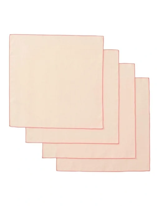 Abbotson Napkin Set Of 4 In Buff -Homeware Haven Shop