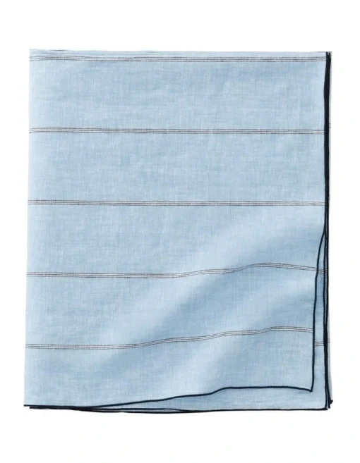 Abbotson Stripe Tablecloth In Spa -Homeware Haven Shop