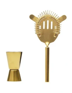 Mixologist 750ml Cocktail Bartender 4 Piece Set In Gold -Homeware Haven Shop 954959410 7 720x928