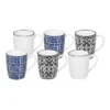 Porcelain Wabisabi Mugs Set Of 6 In Multi -Homeware Haven Shop 954962470 1 720x928