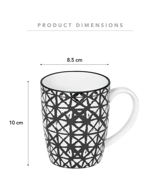 Porcelain Wabisabi Mugs Set Of 6 In Multi -Homeware Haven Shop