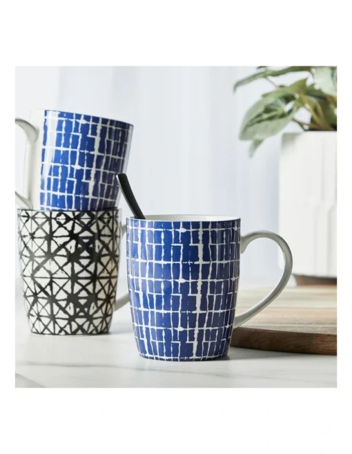 Porcelain Wabisabi Mugs Set Of 6 In Multi -Homeware Haven Shop