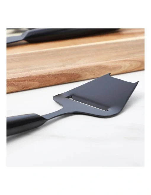 Cheese Knives Set Of 3 In Black -Homeware Haven Shop