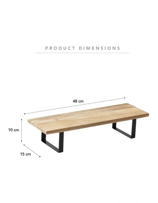 Elevated Charcuterie Tray In Bamboo -Homeware Haven Shop