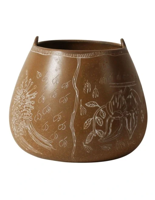 Robert Gordon X Juluwarlu Teardrop Bowl In Tan -Homeware Haven Shop