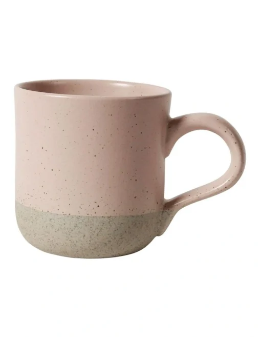 Solace Clay Mug With Reactive Glaze 350ml In Blush -Homeware Haven Shop