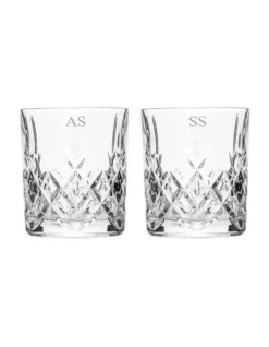 Personalised Mayfair Whiskey DOF Set Of 2 With Gift Box In Clear -Homeware Haven Shop 967310830 2 720x928