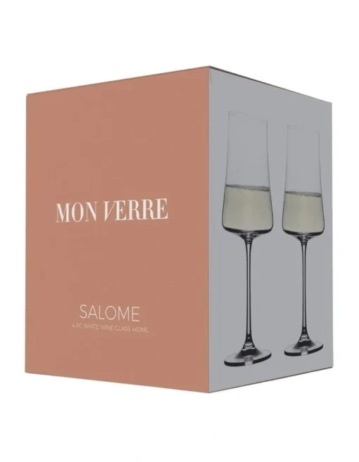 Salome White Wine Glass Set Of 4 -Homeware Haven Shop