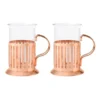 Maxwell & Williams Gift Boxed Blend Colombia Glass With Frame 250ml Set Of 2 In Rose Gold -Homeware Haven Shop 968932540 1 720x928