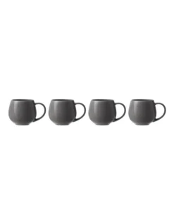 Maxwell & Williams Gift Boxed Concorde Mug 475ml Set Of 4 In Charcoal -Homeware Haven Shop 968933260 3 720x928