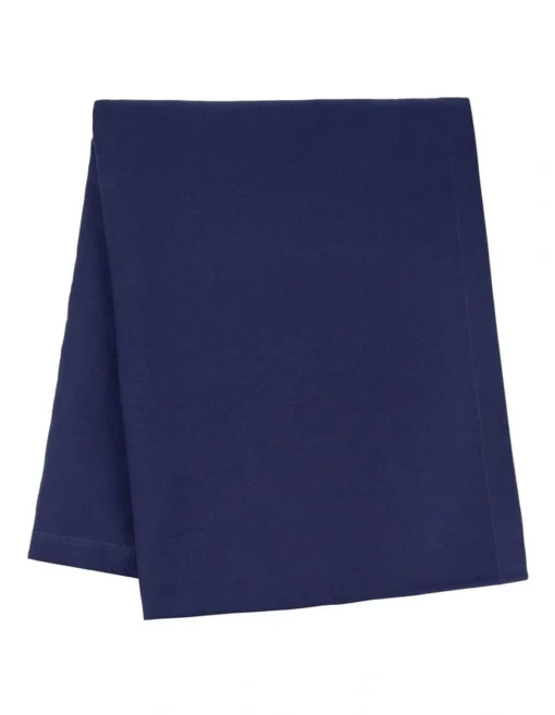 Maxwell & Williams Cotton Classics Rectangle Tablecloth 230x150cm In Navy -Homeware Haven Shop