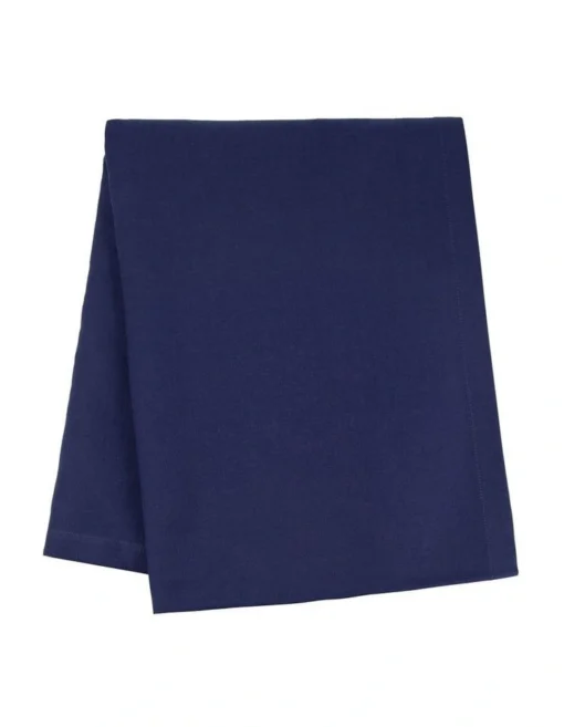 Maxwell & Williams Cotton Classics Rectangle Tablecloth 300x150cm In Navy -Homeware Haven Shop