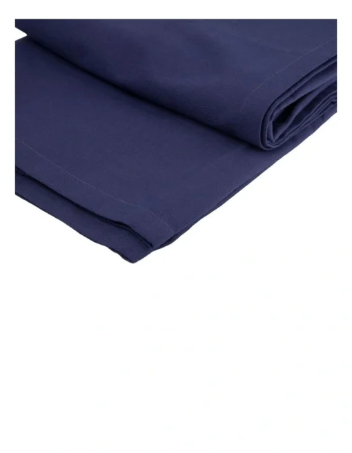 Maxwell & Williams Cotton Classics Rectangle Tablecloth 300x150cm In Navy -Homeware Haven Shop