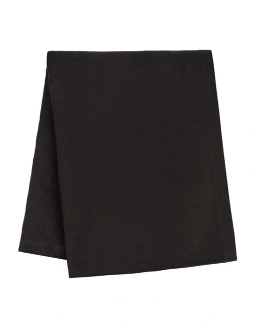 Maxwell & Williams Cotton Classics Rectangle Tablecloth 300x150cm In Black -Homeware Haven Shop