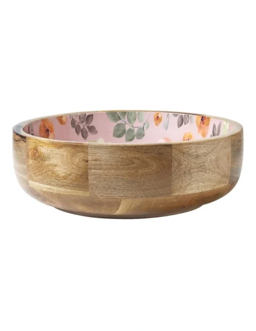 Maxwell & Williams Arcadia Serving Bowl Wood Enamel Finish 30x9.5cm In Multi -Homeware Haven Shop